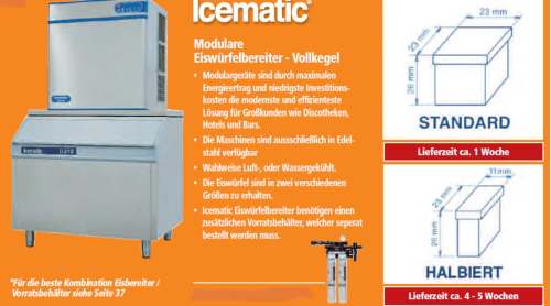N 402 M und M 402 MW Modulare Eiswürfelbereiter Vollkegel-N402MM-icematic N 402 M und M 402 MW Modulare Eiswürfelbereiter Vollkegel-N402MM--icematic