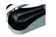 Kappen schwarz rechts-7514-020006-Rahrbach Kappen schwarz rechts-7514-020006-Kappen, Kantenscharnier , Kühl- & Tiefkühlraumtürverschlüsse-Rahrbach