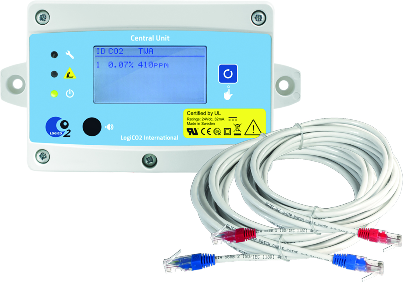 Zentraleinheit Mk9 für LogiCO2 Gaswarnsystem-328-Zentraleinheit, Mk9, LogiCO2 Gaswarnsystem, Gaswarnsystem, CO2 Gaswarnsystem, Zentraleinheit Mk9, Gaswarngerät, CO2 Überwachungssystem, Zentralgerät, Kabelmaterial, Schilde, Sicherheitsprodukt, CO2 Detektor