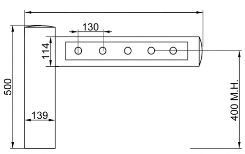 Edelstahl Schanksäule 5 bis 8 leitig - 830 mm breit-tRJMF1M-Edelstahl Schanksäule 5 bis 8 leitig - 830 mm breit-getraenkezapfanlagen.net