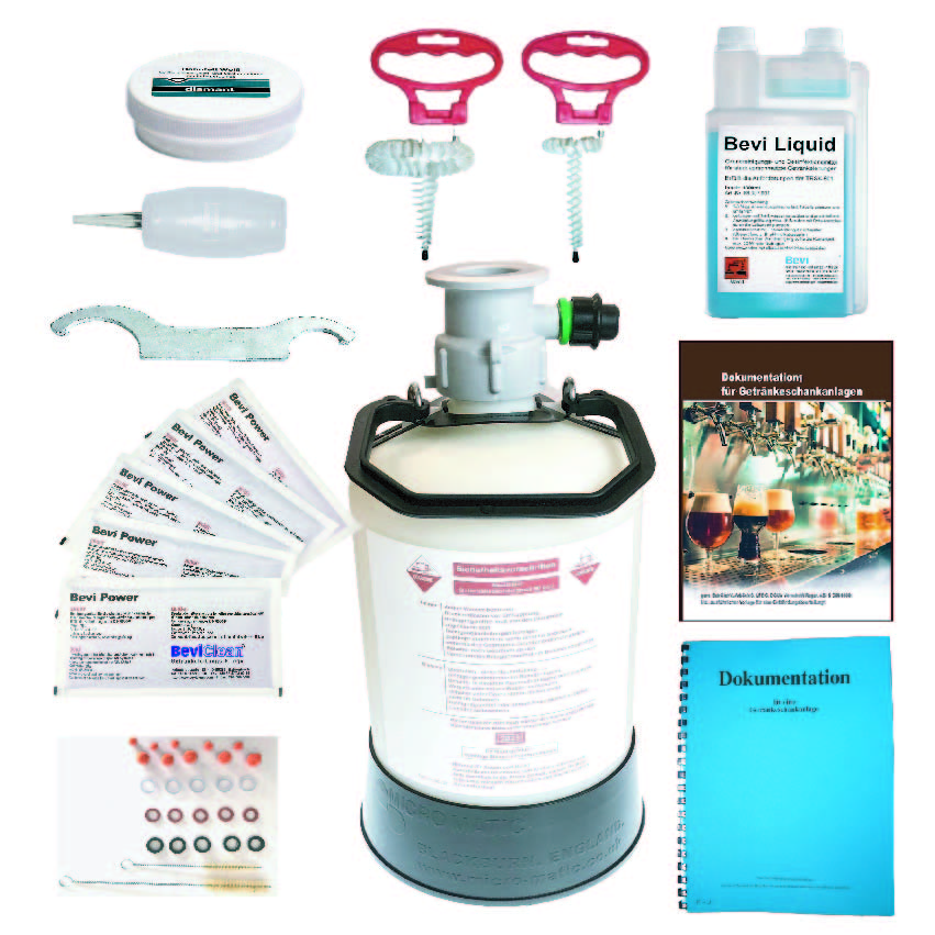 Reinigungsset Bierzapfanlage, viel Zubehör -  für eine gründliche Reinigung-GZA11051M-getraenkezapfanlagen.net Reinigungsset Bierzapfanlage, viel Zubehör -  für eine gründliche Reinigung-GZA11051M-Reinigungsset, Zapfanlage, Premium, Reinigungsbehälter, Reinigungsmittel, Alkalisch, Sauer, Keg Zapfkopf Bürste, Schankhahnbürste, Schwammgummikugel, Zapfhahnreinigungsp
