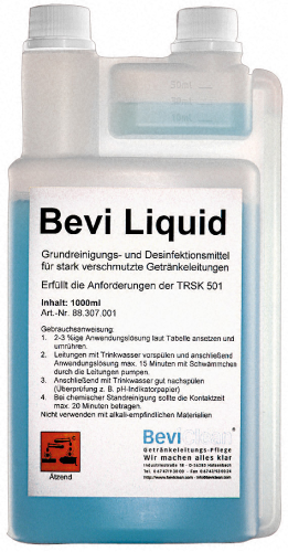 Bevi Liquid Bierleitungsreinigung-bB5905M-Bevi Clean Bevi Liquid Bierleitungsreinigung-bB5905M-Bevi Clean, Bevi Liquid  Dosierflasche, Bevi Bierleitungsreinigung-Bevi Clean